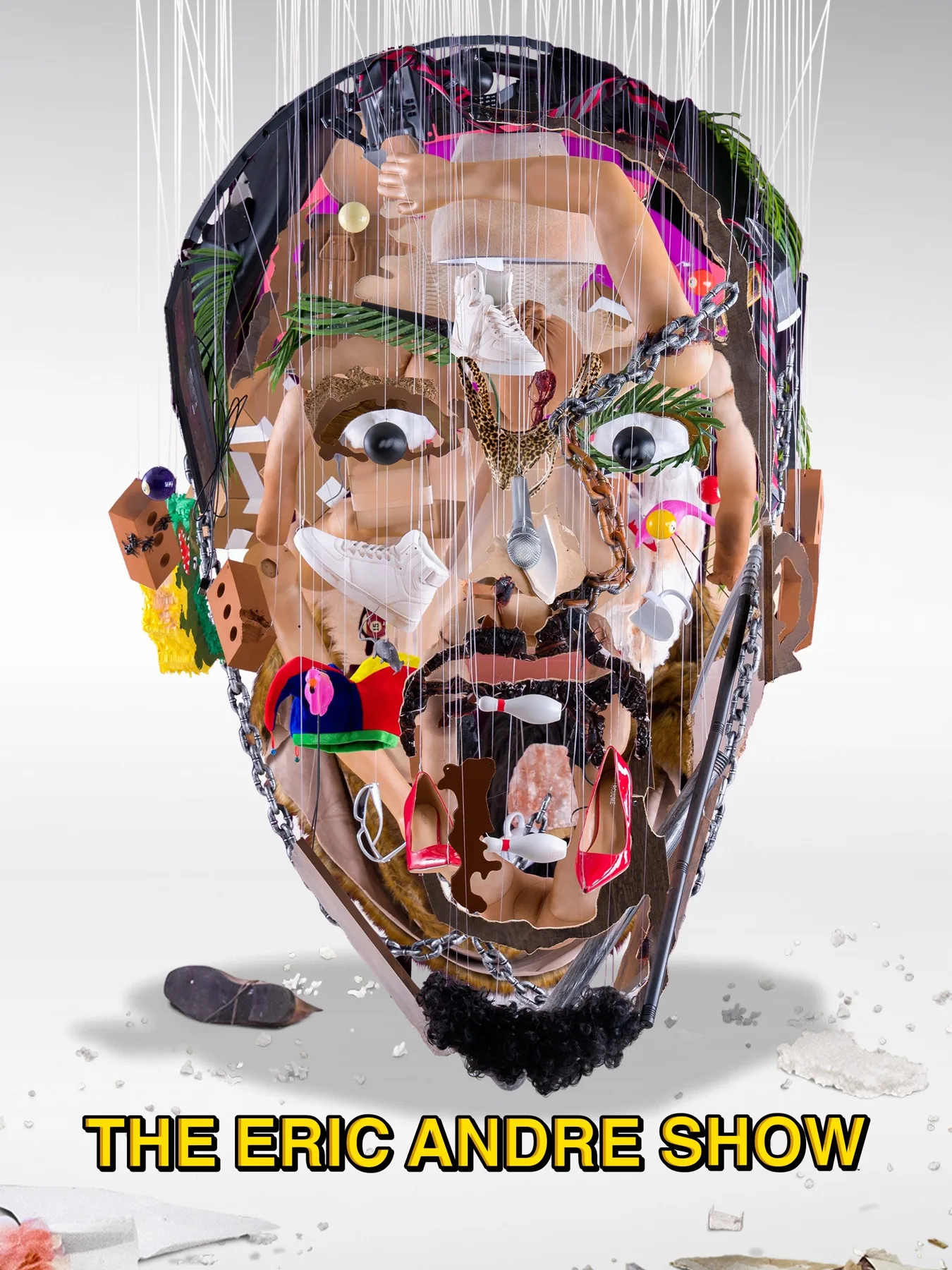Portrait — perceptual sculpture by Michael Murphy