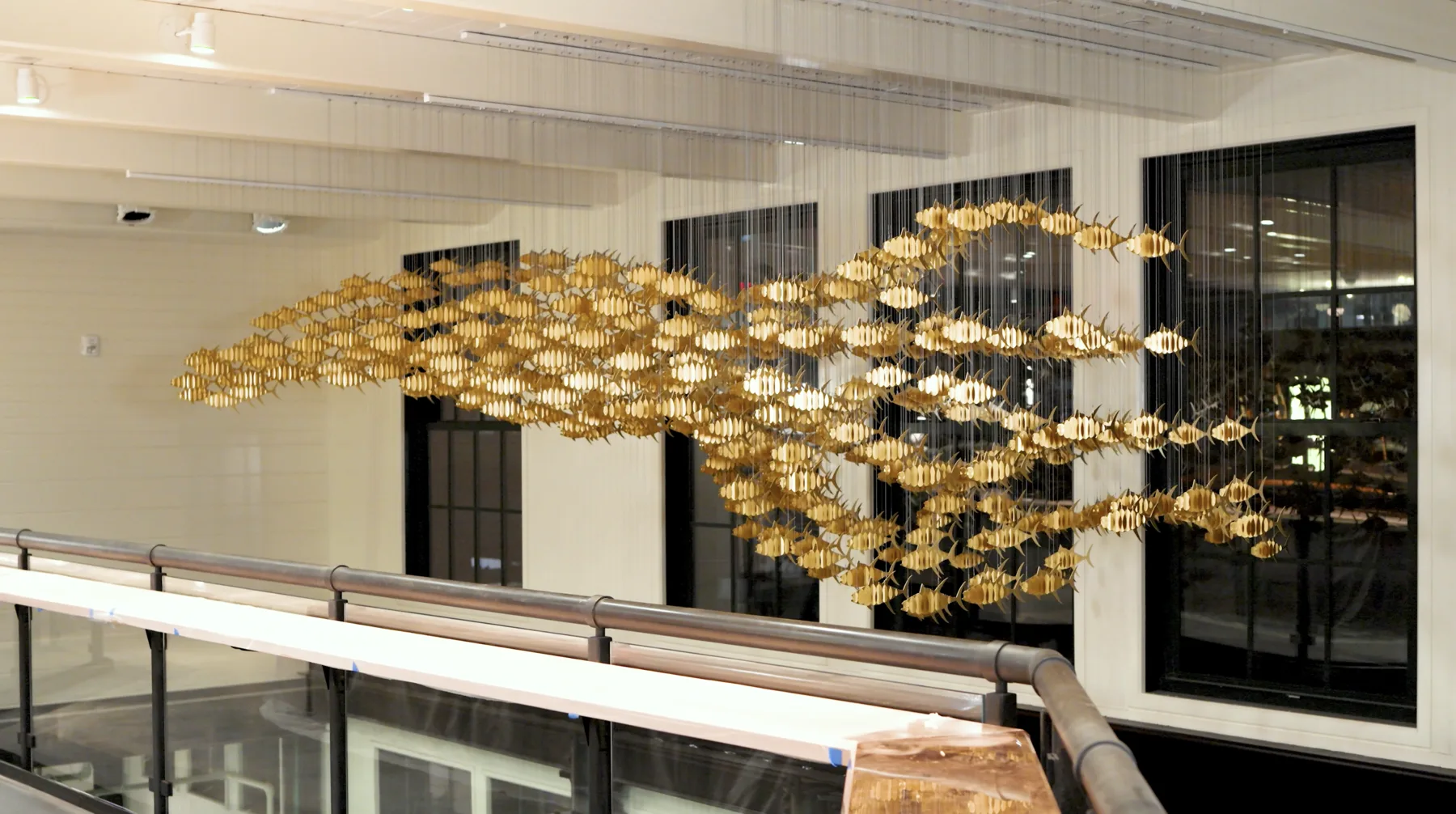 Tin Building — perceptual sculpture by Michael Murphy