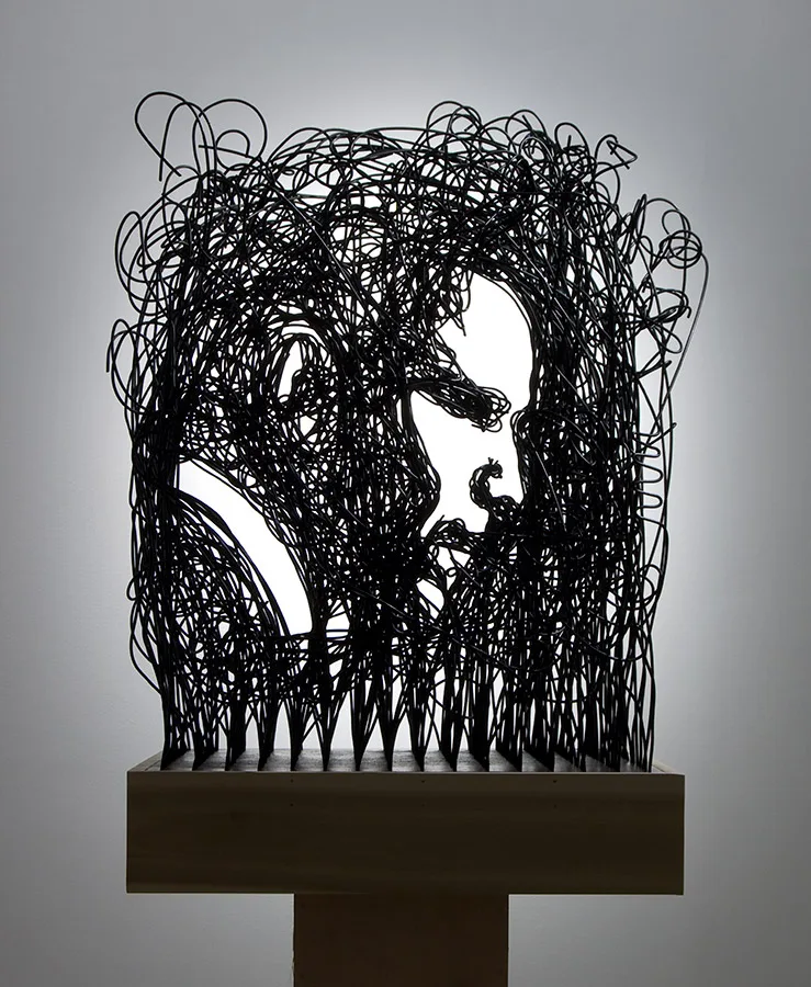 Tension — perceptual sculpture by Michael Murphy