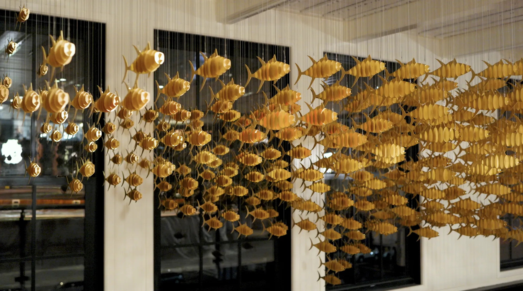 Tin Building — perceptual sculpture by Michael Murphy
