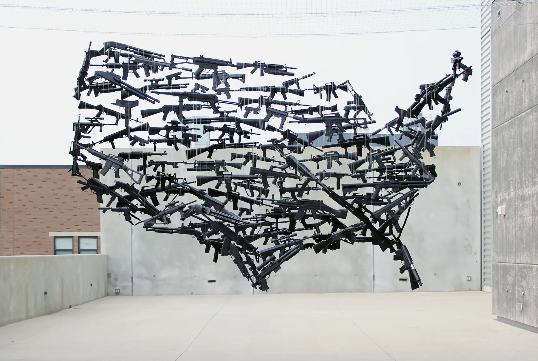 Gun Country — perceptual sculpture by Michael Murphy