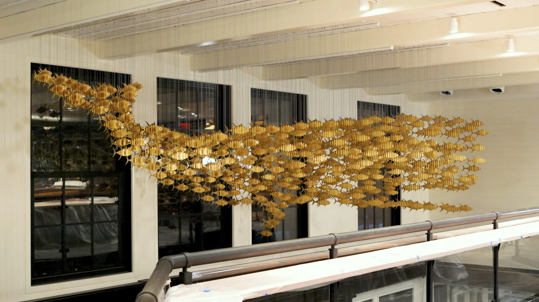 Tin Building — perceptual sculpture by Michael Murphy