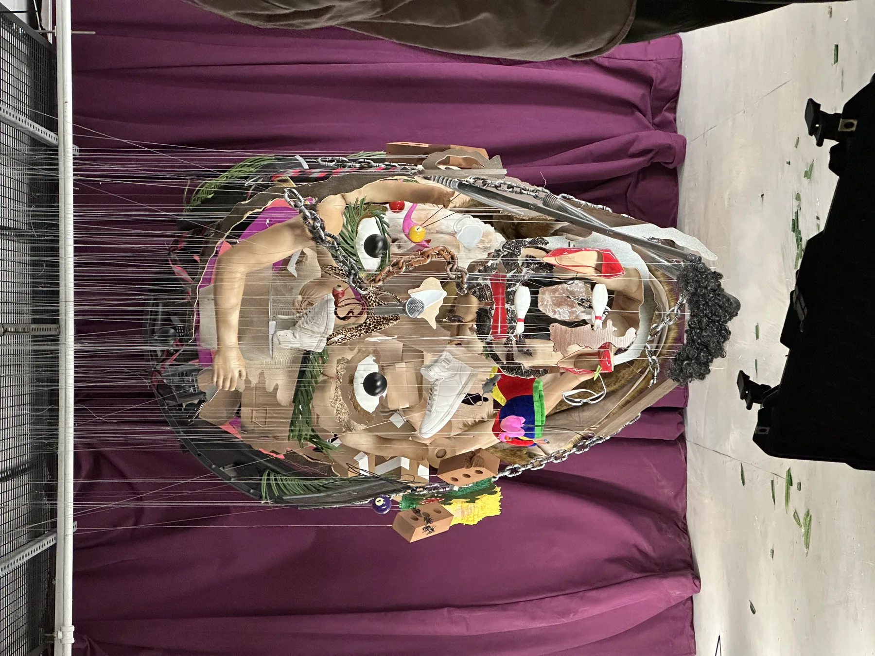 Portrait — perceptual sculpture by Michael Murphy