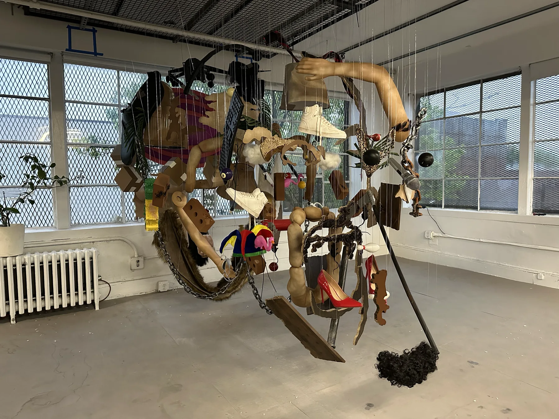 Portrait — perceptual sculpture by Michael Murphy